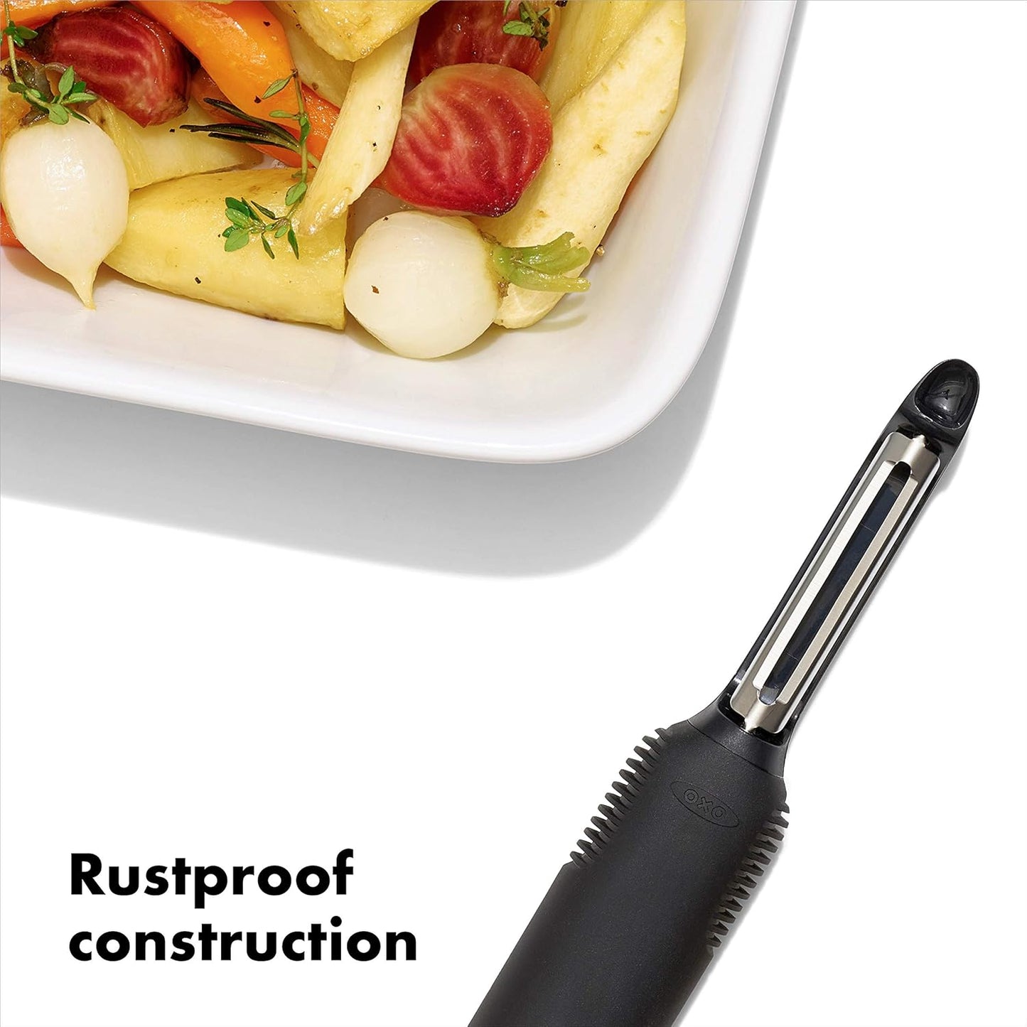 OXO Good Grips Swivel Peeler - Effortless Vegetable & Fruit Peeling | Ergonomic Design for Easy Use