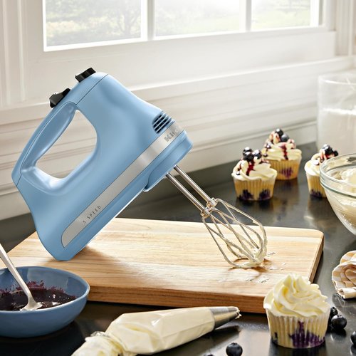 KitchenAid 5-Speed Hand Mixer - Ultra Power Performance in Velvet Blue | Pack of 2