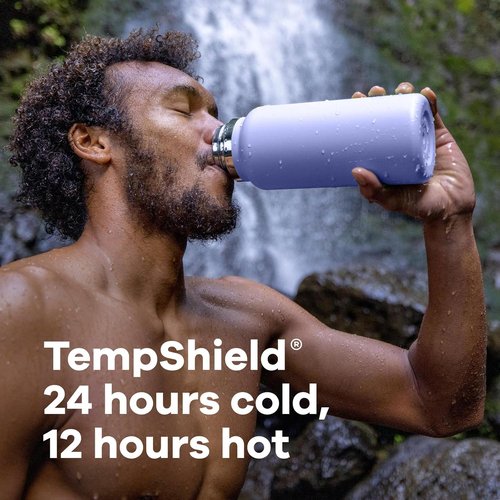 Hydro Flask 32Oz Wide Mouth Water Bottle - Flexible Cap for Easy Drinking