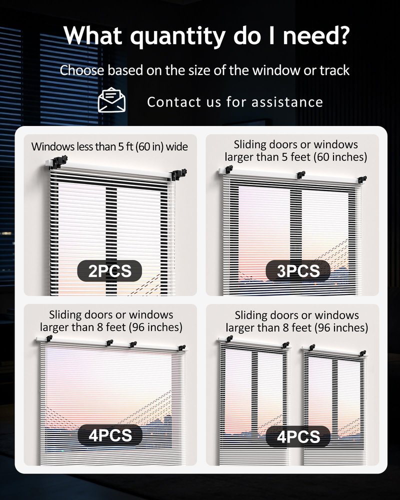 Over Blinds Curtain Rod Brackets for Outside Mounted, No-Drill Blinds Curtain Rod Holders for 1.3-2" Rectangular Headrails, Tool-Free & No Wall Damage, Apartment & Renter Friendly (Set of 3, Black)