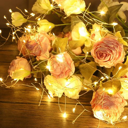 Fairy Lights 10 Feet - 200 LEDs Waterproof String Lights with Remote | 8 Lighting Modes for Bedroom & Wedding, Warm White