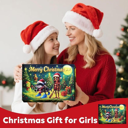 Italian Brainrot Advent Calendar - 24 Days Countdown with Mini Figurines, Keychains & More for Kids 3+
