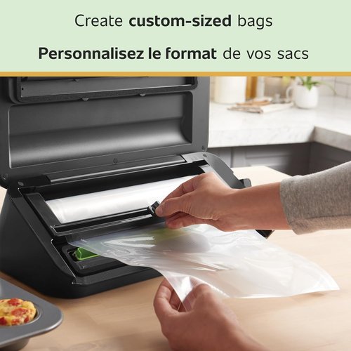 FoodSaver Vacuum Sealer Bags - Airtight Food Storage Rolls & Precut 1-Pint Bags | BPA-Free Multilayer Design