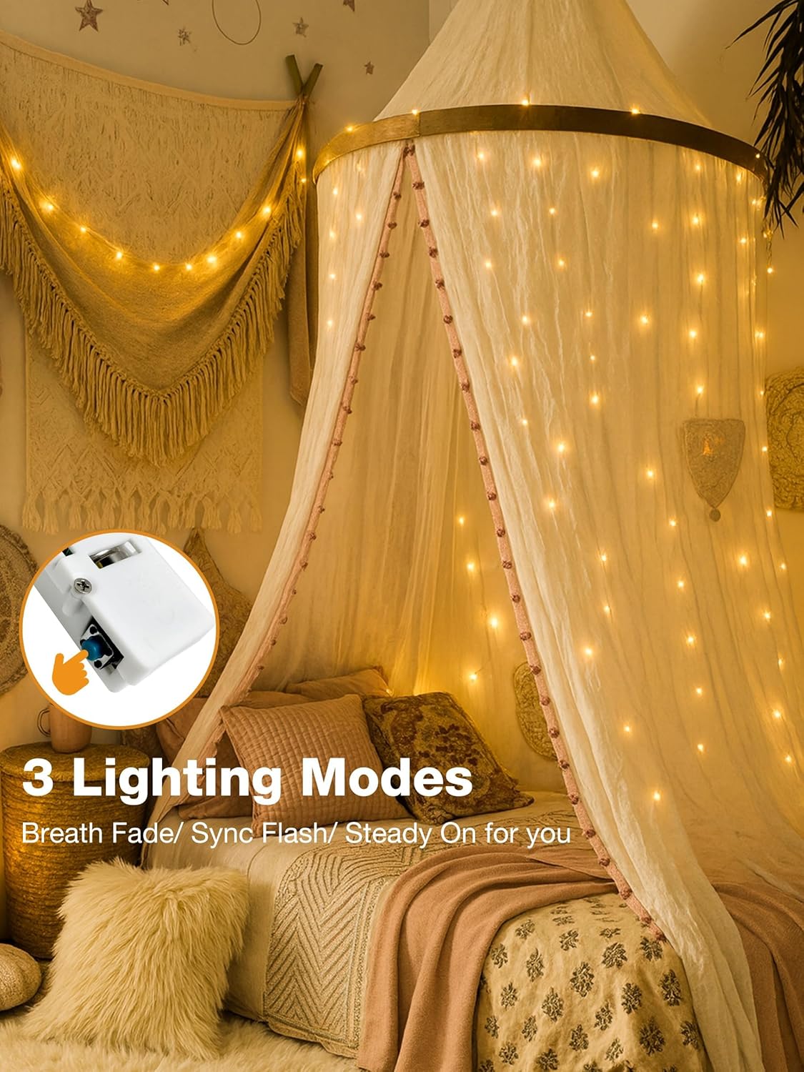 Skiennix 12-Pack Fairy Lights - 7ft 20 LED Twinkle String Lights with Timer | Battery Operated Warm White Decor for Christmas Trees & Parties