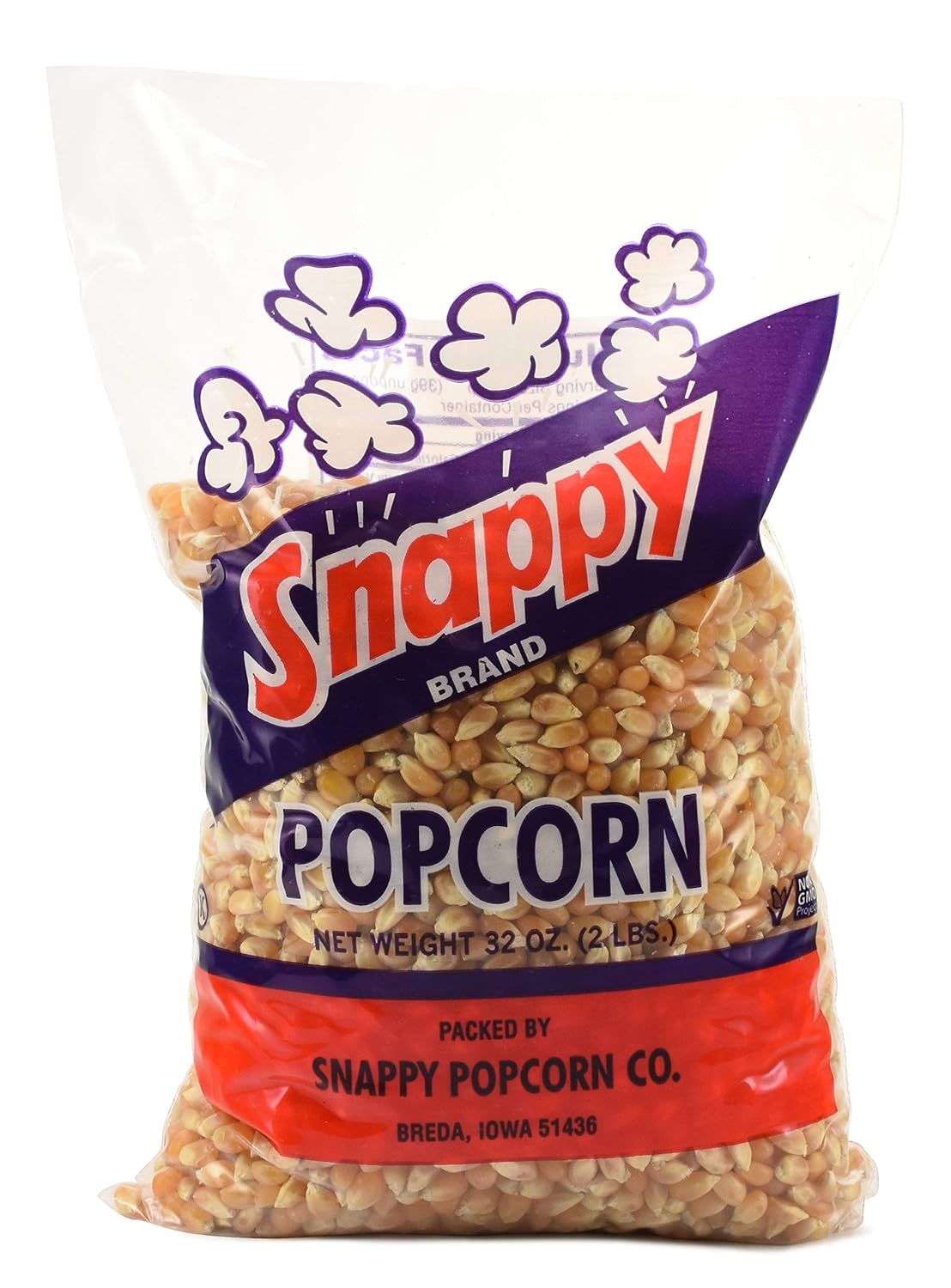 Snappy Yellow Popcorn Kernels - Perfect for Air Poppers & Stovetops | 2 lbs Bag
