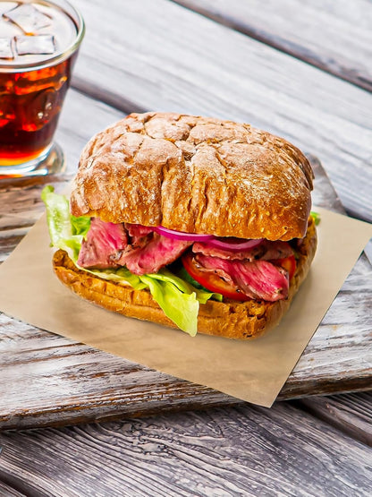 SMARTAKE Wax Paper - 400 Pcs Non-Stick Hamburger Patty Sheets | 6 x 6 Inches for Food, Parties & Picnics