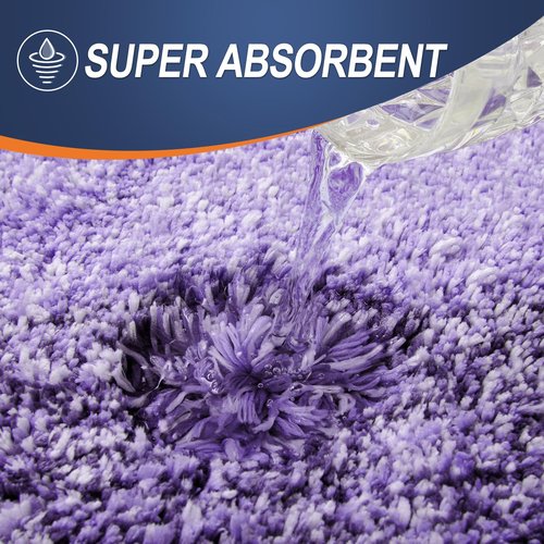 OLANLY Bathroom Runner Rugs 54x24, Extra Soft Absorbent Microfiber Bath Rugs, Rubber Backing, Quick Dry, Machine Washable Bath Mats for Bathroom Floor, Tub and Shower, Home Decor Accessories, Violet