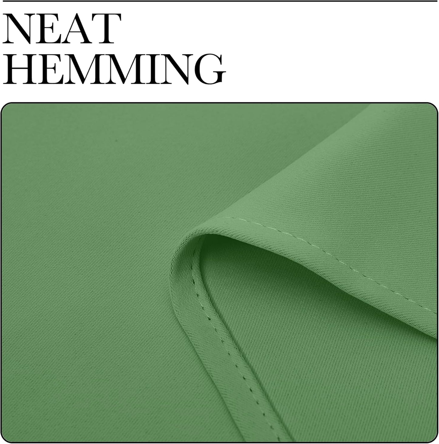 NICETOWN Blackout Curtains - Forest Green Thermal Insulated Drapes | 96 Inches Long, 55 Inches Wide, 2 Panels