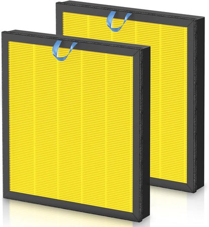 LEVOIT Vital 100S Replacement Filter - High-Efficiency Activated Carbon for Smoke & Odor | Vital 100S-RF-PA, Yellow