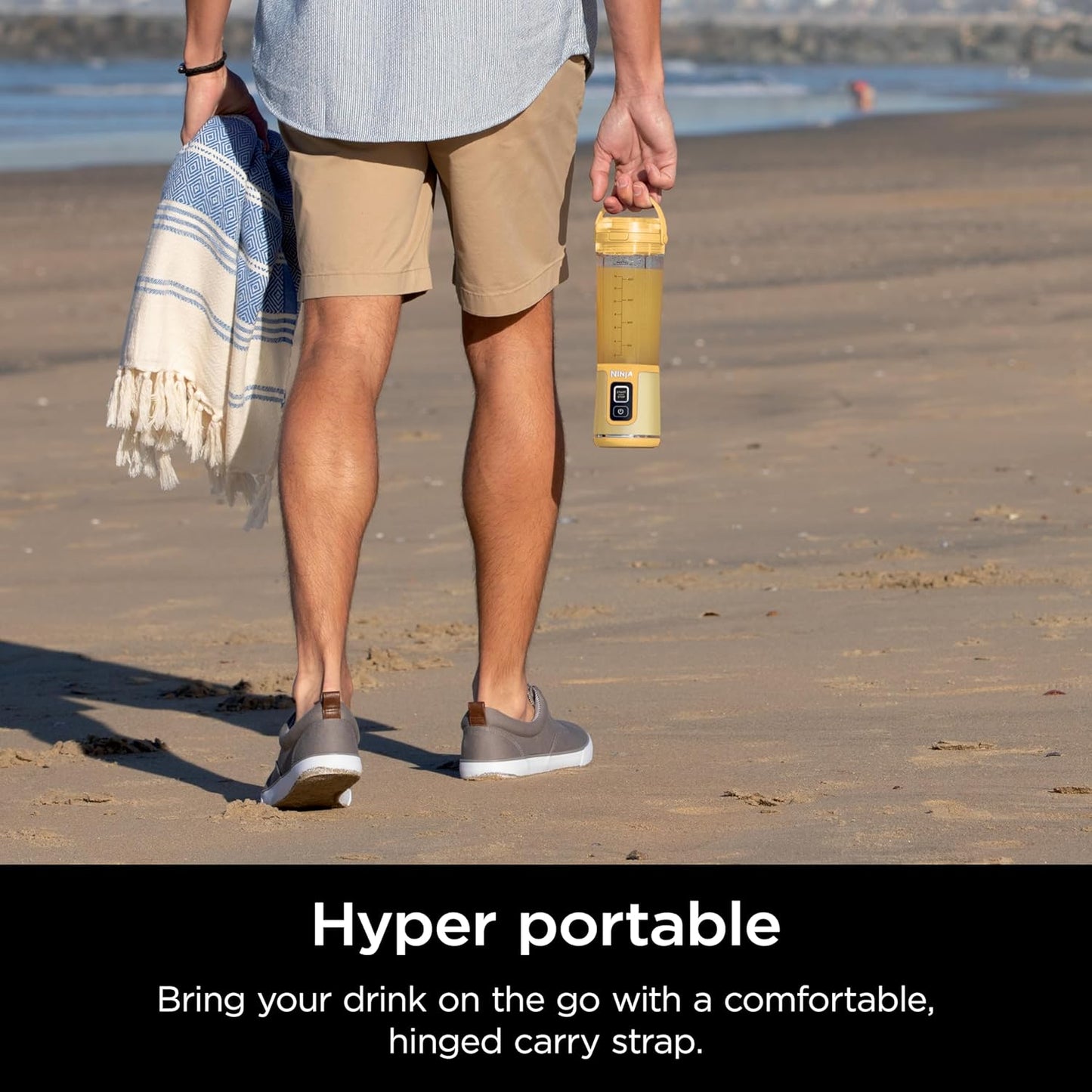 Ninja Blast Portable Blender - Cordless 18oz Personal Blender for Smoothies & Shakes | BPA-Free, USB-C Rechargeable, Dishwasher Safe