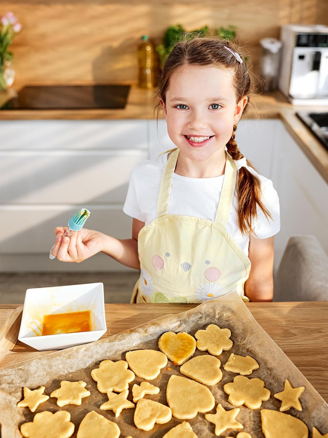 SMARTAKE Parchment Paper Sheets - 120 Pre-Cut Non-Stick Baking Sheets, 8x12 Inch, Unbleached Natural Wood Pulp