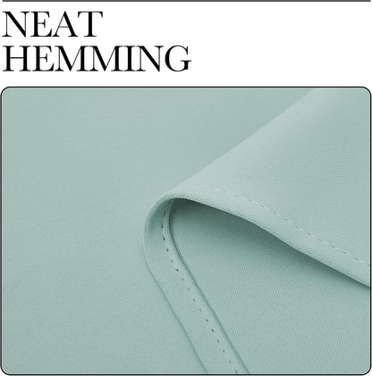 NICETOWN Blackout Curtain Panels - Thermal Insulated Draperies in Aqua | One Pair, 55 x 68 Inches