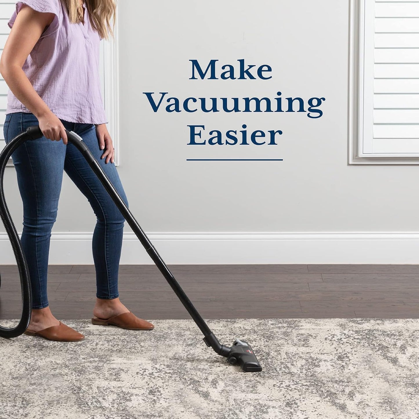 Veken Rug Pad Gripper - Non-Slip Thick Mat for Hardwood & Tile Floors | 4x8 Ft Area Rug Safety
