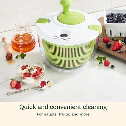 Cuisinart Salad Spinner - Efficiently Wash, Spin & Dry Greens, Fruits & Veggies | 3 Qt Capacity