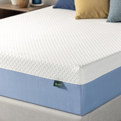 Zinus 10 Inch King Cooling Memory Foam Mattress - Fiberglass Free, Medium Feel, Breathable Layers