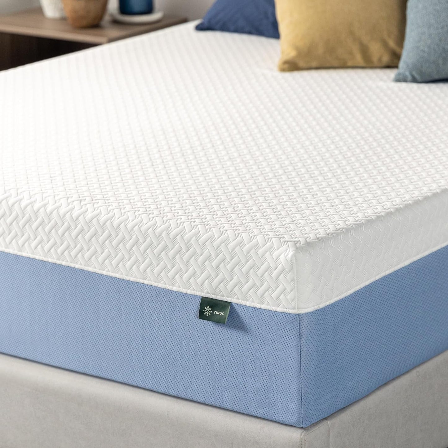 Zinus 12 Inch Twin Memory Foam Mattress - Cooling Essential Design, Medium Feel, Fiberglass Free