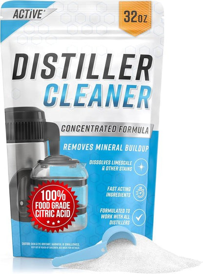 ACTIVE Distiller Descaler | Citric Acid Cleaner - 2 Lb Bulk for Effective Water Distiller Cleaning
