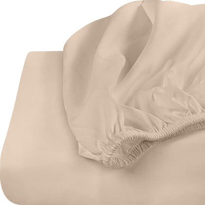 Utopia Bedding Queen Fitted Sheets - Soft Brushed Microfiber | Deep Pocket Design, Fade Resistant (Beige, 2-Pack)