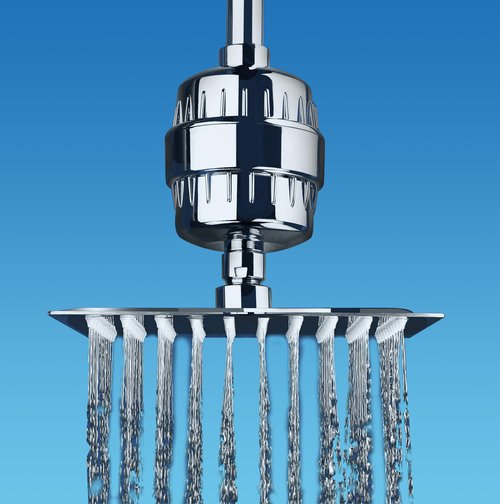 AquaBliss High Output Shower Filter Replacement Cartridge – Reduces Chemicals & Chlorine, Restores pH Balance, Glowing Skin, Strong Nails & Shimmering Hair – 1-Pack (SFC100)