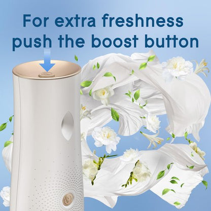 Glade Automatic Spray Air Freshener Refill, Scented Air Freshener for Home and Bathroom, Clean Linen, 6.2 Oz, 3 Count