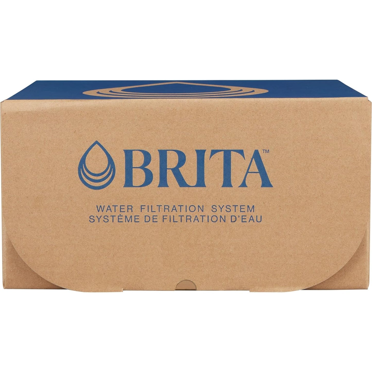 Brita Large Water Filter Pitcher - 10-Cup Capacity, BPA-Free, Includes 1 Standard Filter | Bright White
