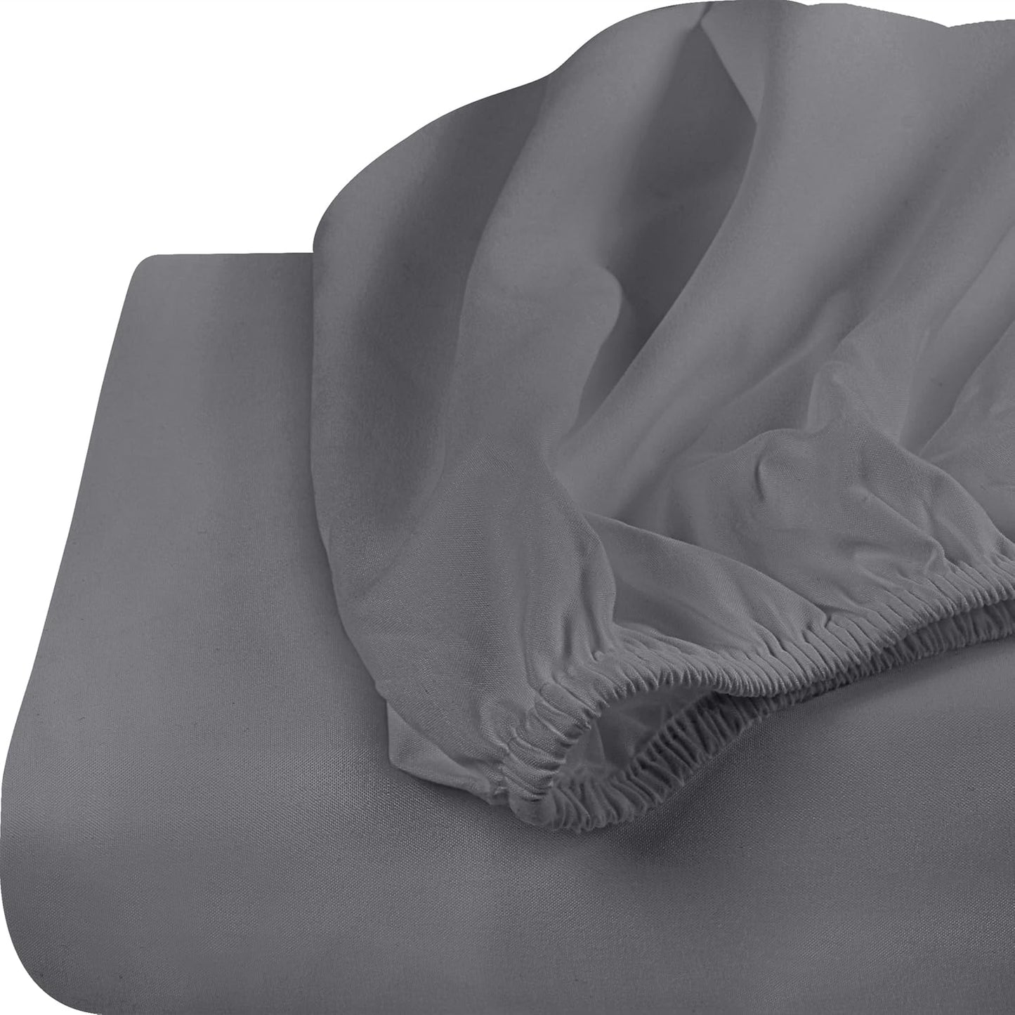 Utopia Bedding Queen Fitted Sheets - Soft Brushed Microfiber - Deep Pockets, Fade Resistant | 2-Pack, Grey