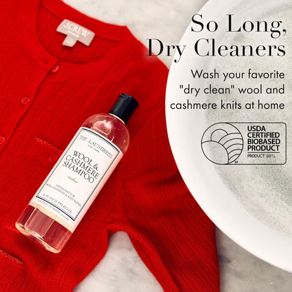 The Laundress Wool & Cashmere Shampoo - Concentrated Liquid Detergent for Delicate Fabrics | 31 Loads, Cedar Scent