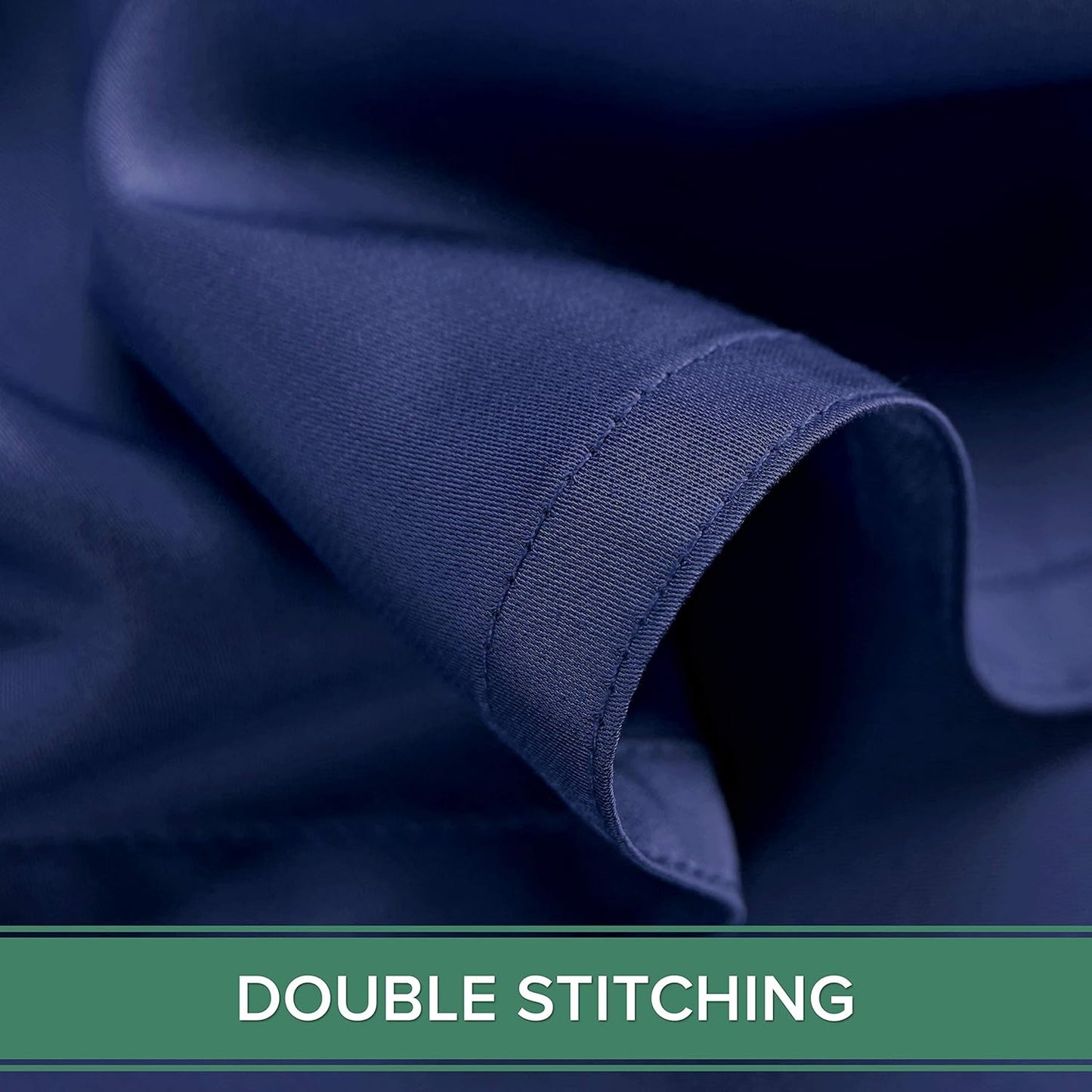Pure Bamboo Twin Sheets - Luxuriously Soft & Cooling 100% Organic Viscose Bed Set | Twin Size, Cobalt Blue