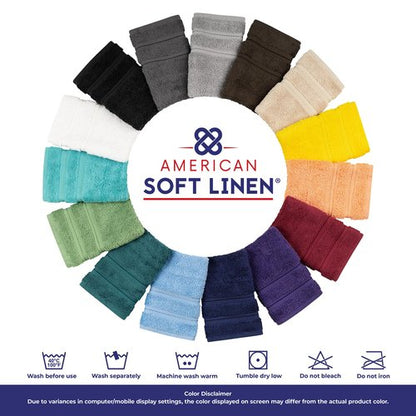 American Soft Linen Luxury Hand Towels for Bathroom, 600 GSM Heawy Weight 16x28 Size 100% Cotton Turkish 4 Piece Hand Face Towel Set, Beige Hand Towels