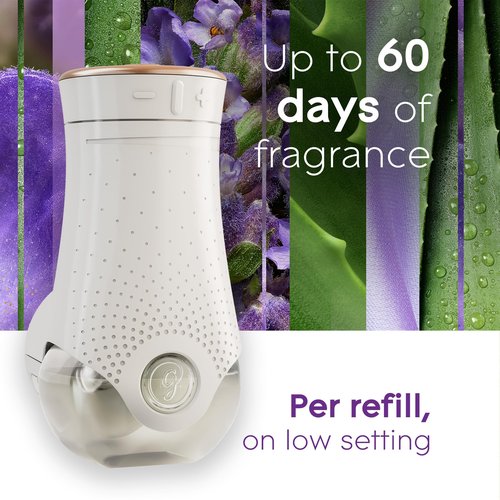 Glade PlugIns Refills Air Freshener,Tranquil Lavender & Aloe,Scented and Essential Oils for Home and Bathroom,0.67 Fl Oz,10 Count (Pack of 2)