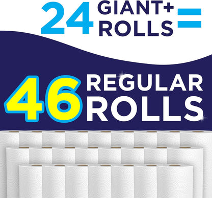 Sparkle Paper Towels - Pick-A-Size, 2 Rolls = 4 Regular Rolls | Everyday Value Pack of 24 Rolls