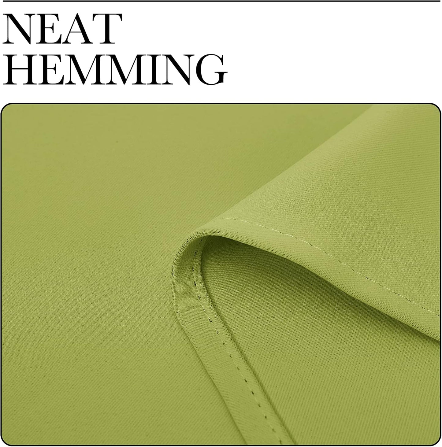 NICETOWN Blackout Curtain Panels - Thermal Insulated Grommet Top Drapes for Living Room | 34 x 63 Inches in Fresh Green