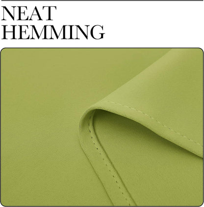 NICETOWN Blackout Curtain Panels - Thermal Insulated Grommet Top Drapes for Living Room | 34 x 63 Inches in Fresh Green