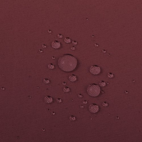 ALYVIA SPRING Burgundy Red Fabric Shower Curtain Liner Waterproof - Soft Hotel Quality Cloth Shower Liner with 3 Magnets, Light-Weight & Machine Washable - Standard Size 72x72, Burgundy