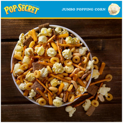 Pop Secret Jumbo Popcorn Kernels - 30 Oz Jar for Perfectly Fluffy Movie Night Snacks