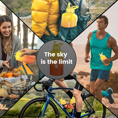 Simple Modern Insulated Water Bottle - 32 oz Triple Wall Vacuum Stainless Steel | Leak Proof & BPA-Free, Sunset Color