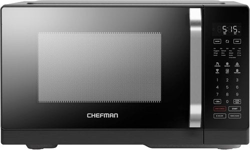 Chefman MicroCrisp Microwave Oven - 2-in-1 Convection & Crisper with Touchscreen, 1800W, 0.8 Cu. Ft. - Black