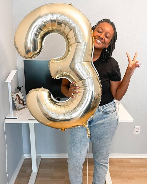 Light Gold Number 2 Balloon - 40 Inch 2nd Birthday Decoration for Toddlers | Sparkling Party Decor