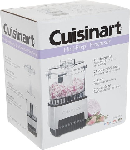 Cuisinart Mini PREP Food Processor - 2.63 Cup Capacity | Sleek Silver Design for Effortless Meal Prep