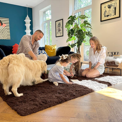 OLANLY Runner Rugs - Machine Washable Soft Fluffy Shaggy Design | Ideal for Hallways, Bedrooms, and Nurseries
