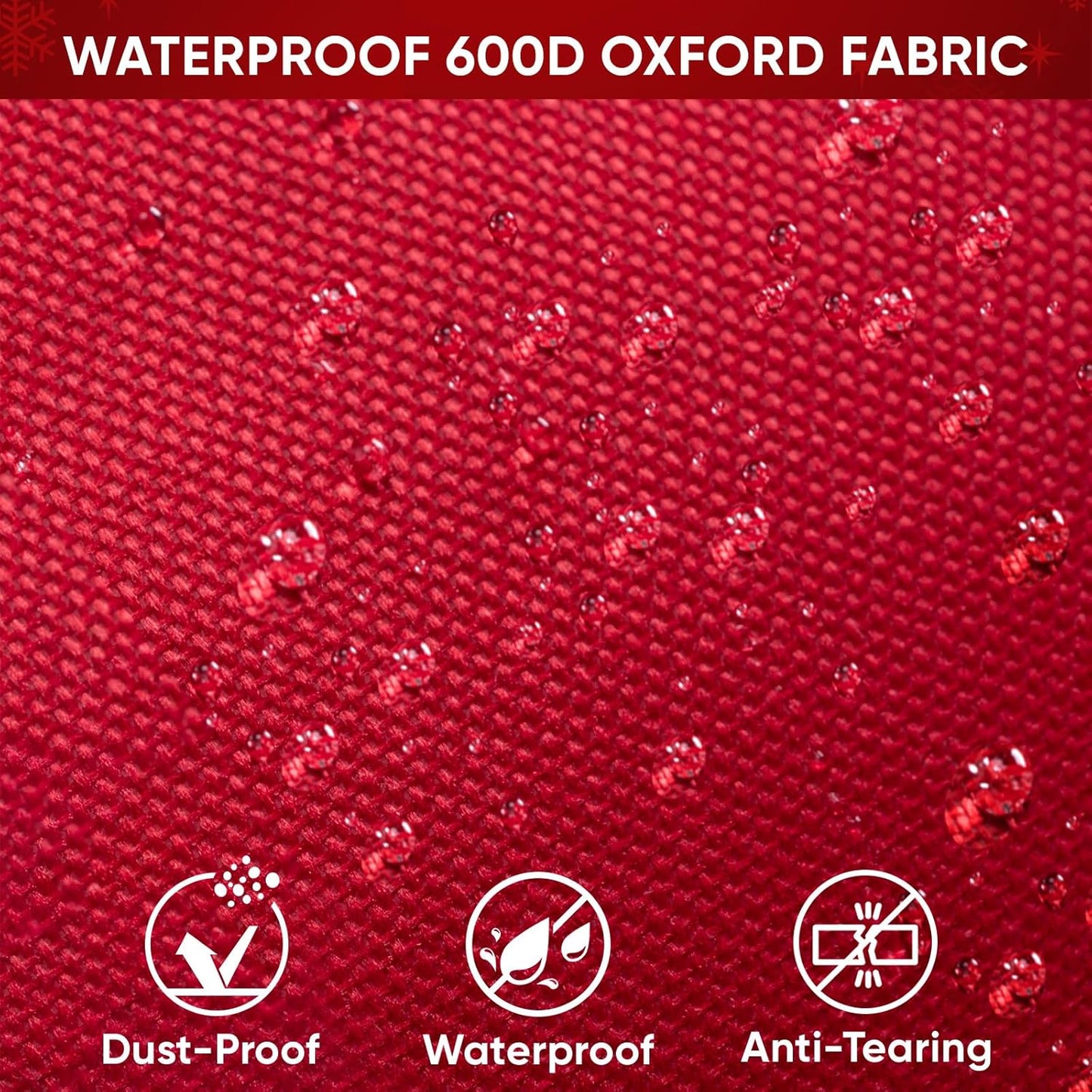 BALEINE Gift Wrapping Paper Organizer - Durable 600D Oxford Fabric, Clear PVC, Fits 18-25 Rolls, Black