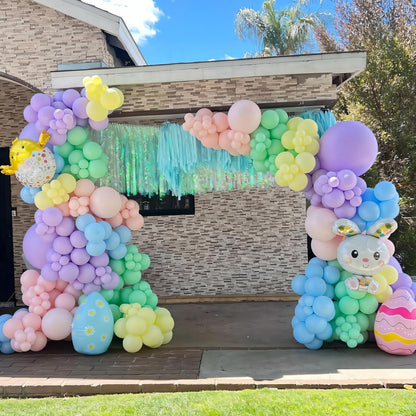 Pastel Balloons | 110pcs 12-Inch Rainbow Balloons for Birthday, Wedding & Baby Shower Decor