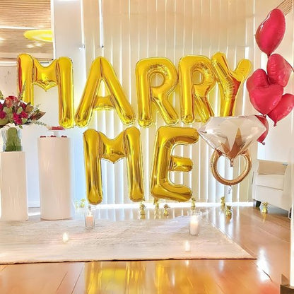 Gold Alphabet Balloons - 40 Inch Custom Name Helium Foil Letters for Men's Birthday Party Decor