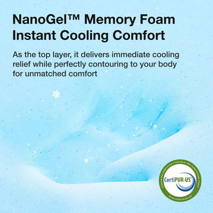 Novilla 6 Inch Full Bed Mattress, Gel Memory Foam Mattress for Pressure Relief & Comfort Sleep, CertiPUR-US Certified Mattresses Full