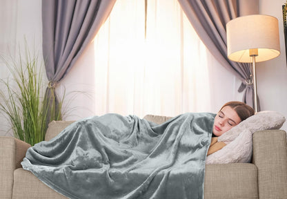Utopia Bedding Fleece Blanket - Luxury Soft Microfiber Throw in Ash Grey | Anti-Static, 50x60 Inch