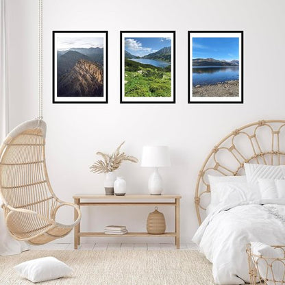 JCJMY Black Puzzle Frame - Display 18x24 with Mat or 19.25x26.75 Without - Wall Hanging Picture Frame