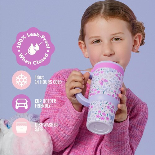 Ello Oasis 14oz Stainless Steel Tumbler - Stylish Insulated Design for Hot & Cold Drinks