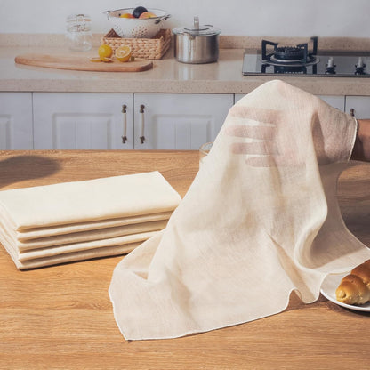 Skiennix Cheese Cloths - 4PCS 36x36 Inch Reusable Unbleached Cotton for Cooking & Cheese Making
