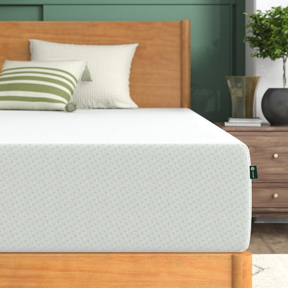 Zinus Memory Foam Mattress - 10 Inch Green Tea Comfort | Full Size, White