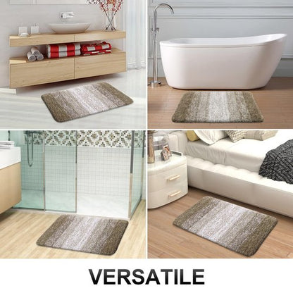 OLANLY Bathroom Rugs Mat 44x32, Extra Soft Absorbent Microfiber Bath Rugs, Rubber Backing, Quick Dry, Machine Washable Bath Mats for Bathroom Floor, Tub and Shower, Home Decor Accessories, Coffee